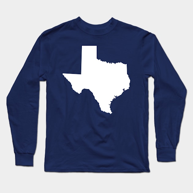 Texas Black Long Sleeve T-Shirt by loudestkitten